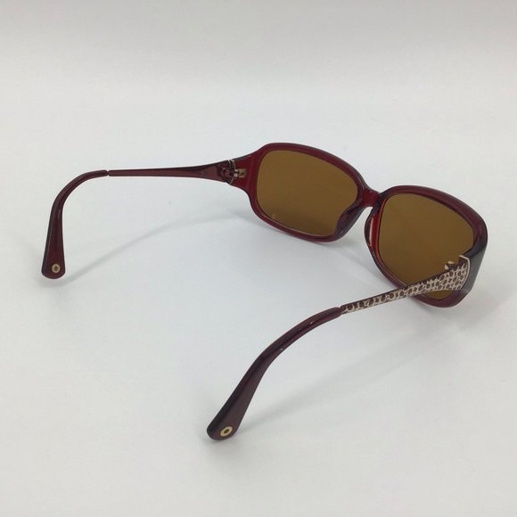Coach Eyeglass Frames, Style S2005, Burgundy - Picture 6 of 16